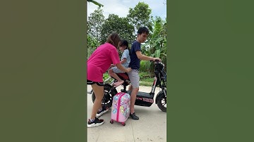 Khi nhà có mỗi cái xe đạp điện | OMG 😆 | Kem Family Short