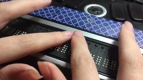 Overview of the braille note apex