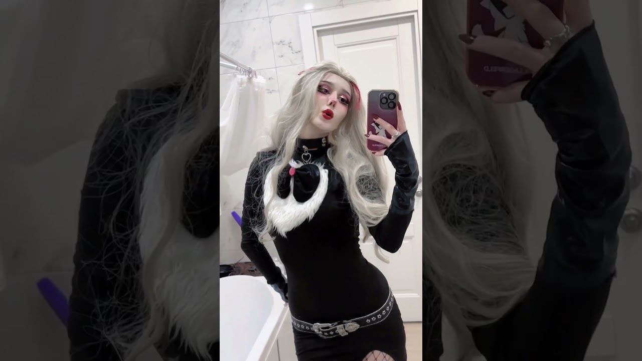 Loser Baby Angel Dust 💅🏻🃏 #angeldust #hazbinhotel #angeldustcosplay #hazbinhotelcosplay