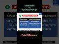 3. Scrum Master vs Agile Project Manager :  Difference #3