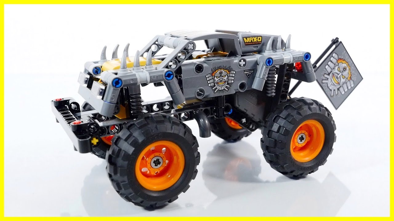 LEGO TECHNIC 42119 MonsterJam®Max-D® Speed Build - YouTube