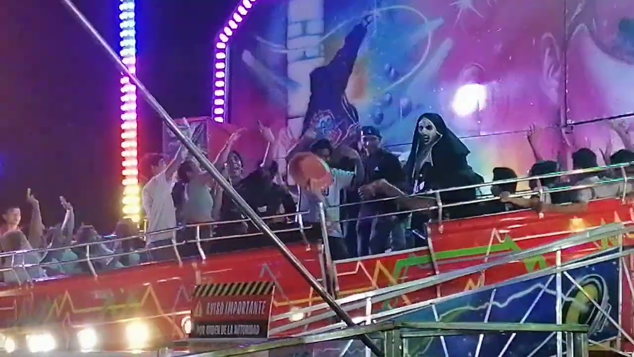 feria ixmatkuil 2023 juego mecánico la monja.