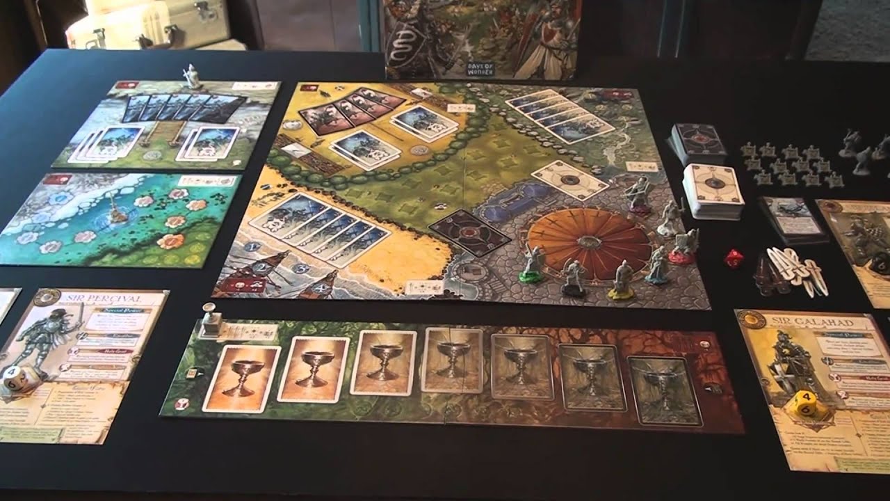 Drakkenstrike's Shadows Over Camelot Components Breakdown Video Review in HD
