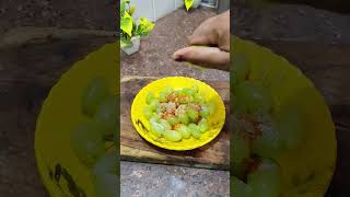 spicy grapes chaat #🤤😋🍴👍🌼 #food  #cooking #shorts #chaatrecipe