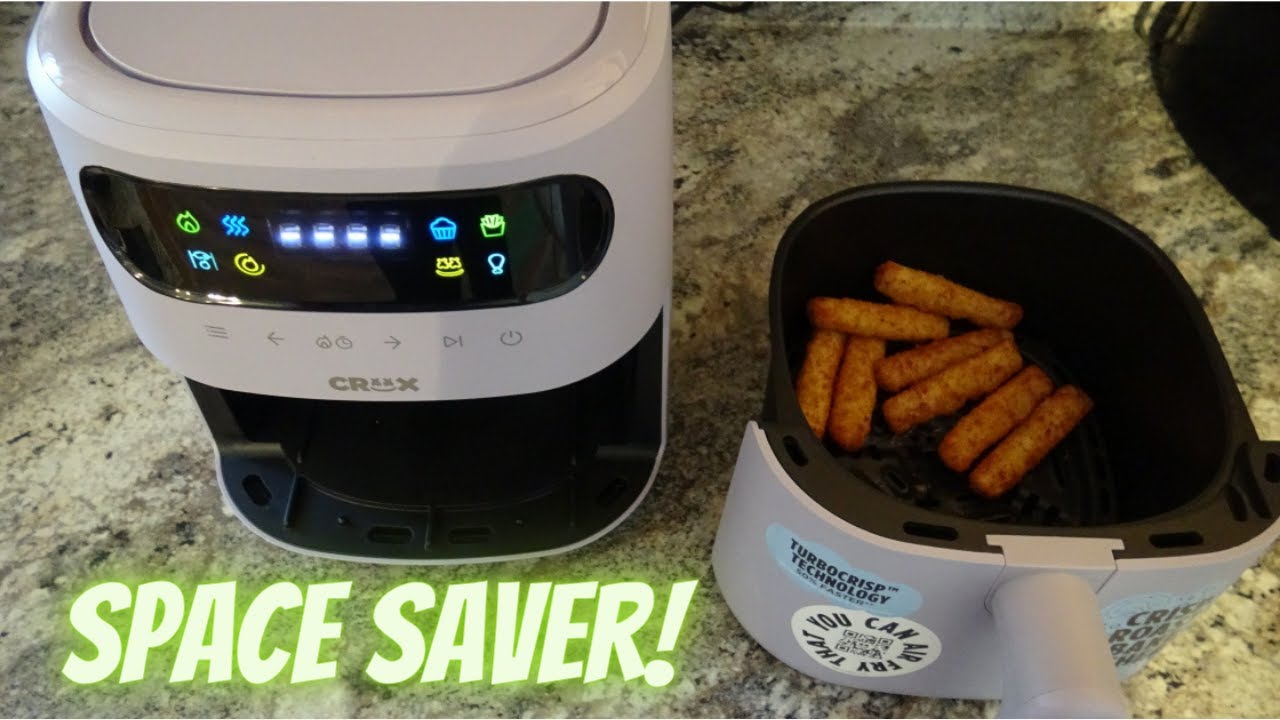 CRUX - 3-qt Digital Air Fryer Kit w TurboCrisp Review and How To Use