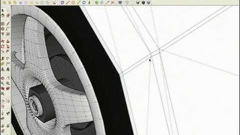 Modeling a supercar in SketchUp part3/6
