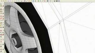 Modeling a supercar in SketchUp part3/6 screenshot 1