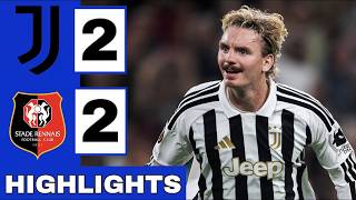 Juventus vs Rennes 2-2 Highlights (UEFA Europa League) Juventus Rennes