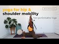 Floor Yoga for Hip &amp; Shoulder Mobility | #nonperformativeyoga