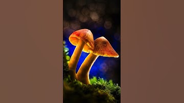 Macro Lighting: Bokeh & LED 🍄‍🟫 🩵 #macrophotography