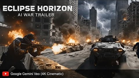 Project: Eclipse Horizon | AI War Trailer | Google Gemini Veo (4K Cinematic)