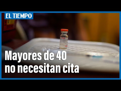 Vacunación sin agendamiento para personas entre 40 y 44 años | El Tiempo