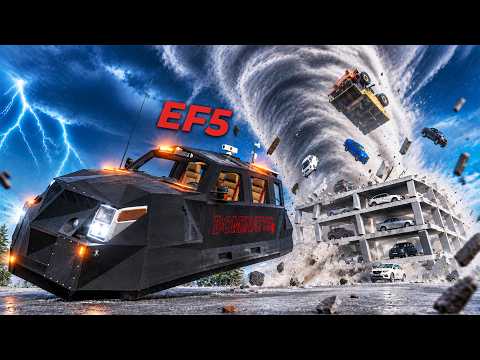 EF1 vs EF5: 5 Levels of Tornado Destruction Physics - BeamNG.drive