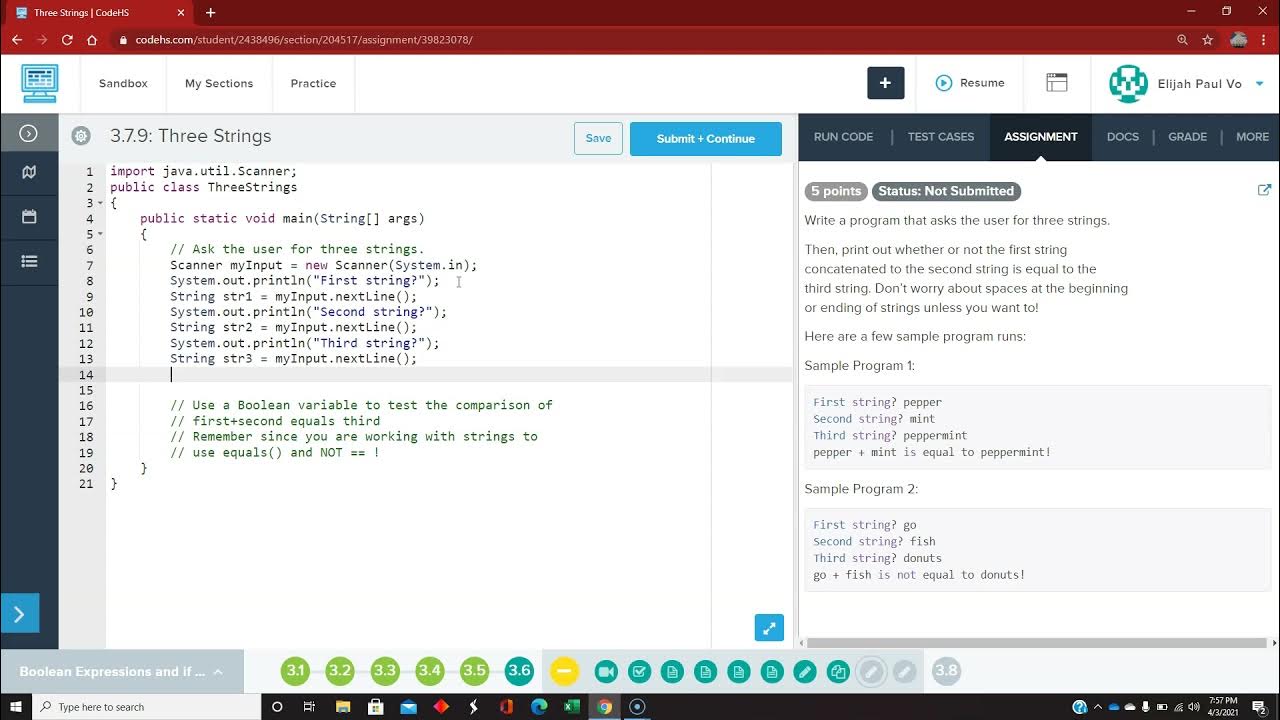 CodeHS Nitro 3 7 YouTube