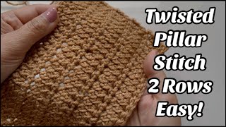 Easy Crochet Pattern - Twisted Pillar Stitch - 2 Rows only - Tutorial US Terms
🧶 Easy Twisted Pillar Stitch Crochet Pattern | 2-Row Repeat 🧶
Learn how to crochet this beautiful Twisted Pillar Stitch pattern! This easy 2-row repeat creates a lovely textured fabric that looks impressive but is simple to master. Perfect for beginners looking to expand their crochet skills and for experienced crocheters who enjoy relaxing stitch patterns.
✨ Pattern Features:
• Easy 2-Row Repeat
• Beginner Friendly
• Beautiful Textured Design
• Great for Many Crochet Projects
• Easy to Memorize
🧶 Materials:
• DK Weight (No. 3) Yarn
• 5mm Crochet Hook
📏 Starting Chain:
• Begin with ANY number of chains to create the width you need for your project.
💡 Perfect For:
• Blankets and Afghans
• Baby Blankets
• Scarves
• Cowls
• Shawls
• Cushion Covers
• Table Runners
• Placemats
• Washcloths
• Dishcloths
• Bags and Totes
• Home Décor Projects
You can also experiment with different yarn weights and hook sizes to create different textures and fabric densities for your projects.
This stitch works up beautifully and is a great addition to your collection of easy, repeatable crochet patterns.
#crochet #crochetpattern #crochetprojects #crochettutorial #crochetblanket #crocheting Easy Crochet Pattern - Twisted Pillar Stitch - 2 Rows only - Tutorial US Terms