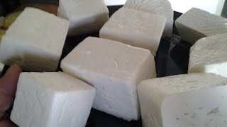 Φτιάχνω τυρί φέτα #1'Homemade cheese Greek feta'