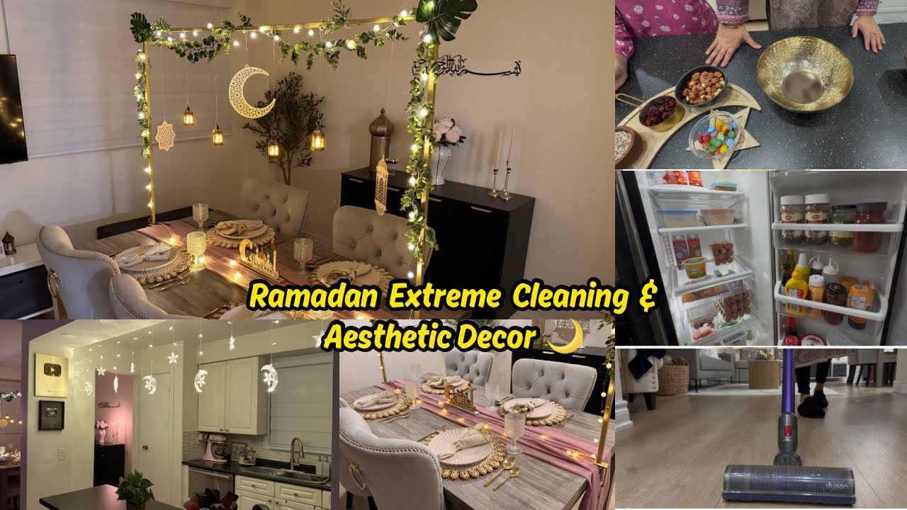 Ramadan Prepartions | Aesthetic Decorations | Pura Gher Badal Gya 🌙 Finger licking Butter Chicken 