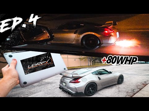ROAD TO 400HP [370Z Gets TUNED! Anti Lag+ 2-Step+ MASSIVE Flames]
