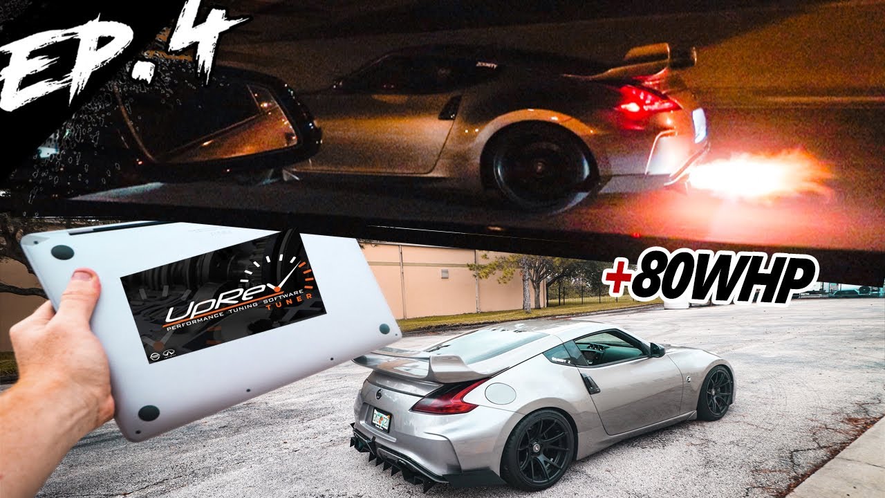 370Z настраивается! Анти-лаг + ОГРОМНОЕ пламя [ПУТЬ К 400 Л.С.]