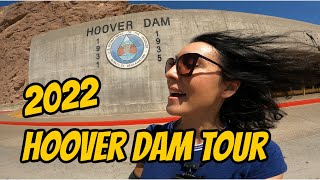 Hoover Dam Walking Tour 2022, Power Plant, Bypass Bridge, Lake Mead Intake.  Is the Hoover Dam open?