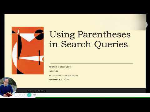 Using Parentheses in Search Queries
