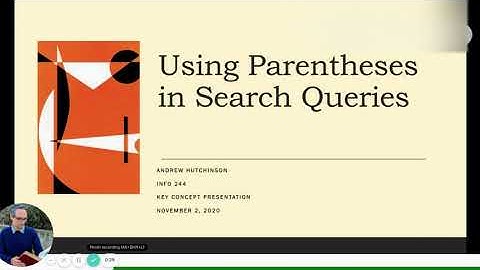 Using Parentheses in Search Queries