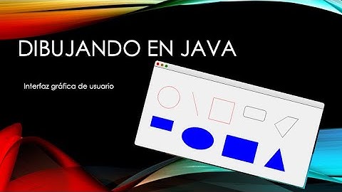 Dibujando en Java