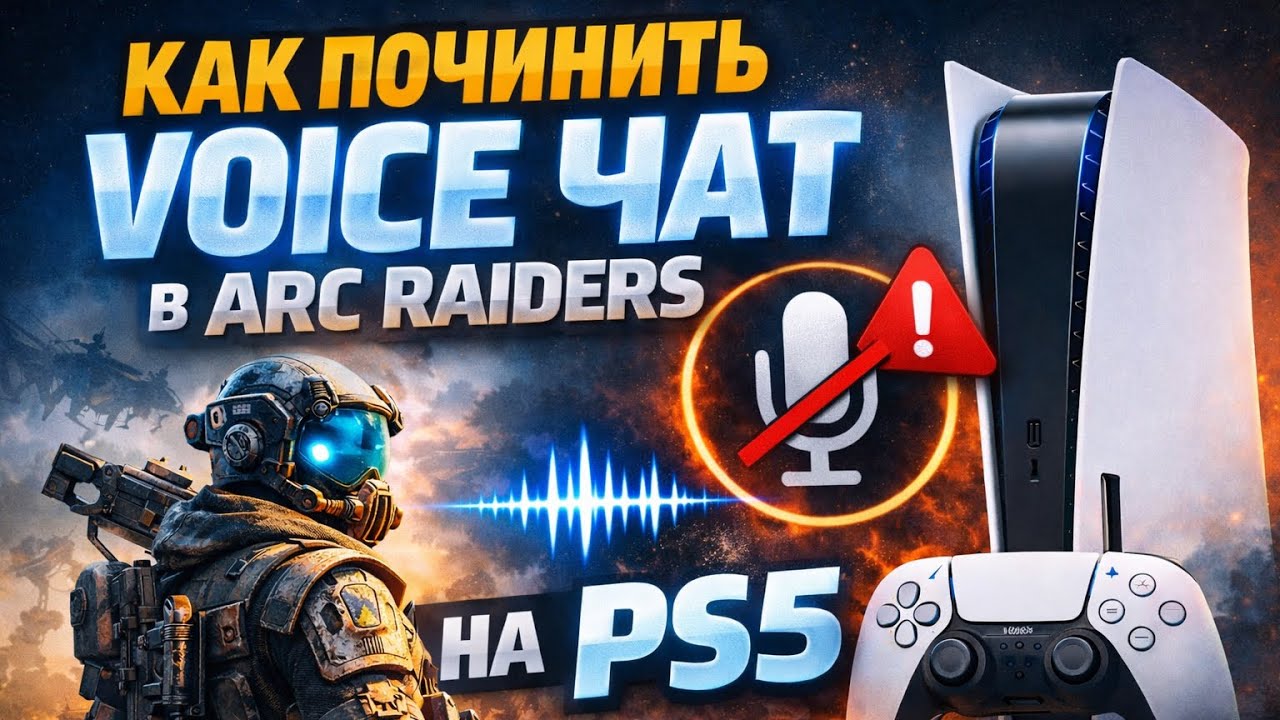 КАК ПОЧИНИТЬ VOICE CHAT В ARC RAIDERS НА PLAYSTATION 5