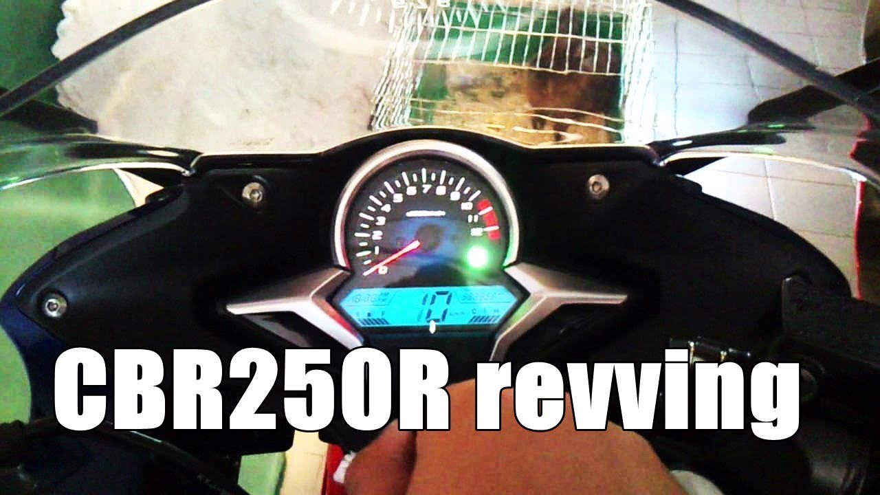 CBR 250R revving switch on! YouTube