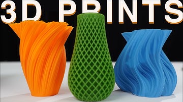 5 Most Satisfying Vase 3D Printing Timelapses!