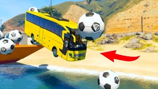 Auto Vs Cars@ #2901 Impossible Bus Stunt Game 2023 screenshot 5