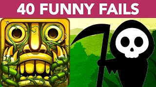 Temple Run 2 LOST JUNGLE Fails | 40 Funny Fails in Lost Jungle