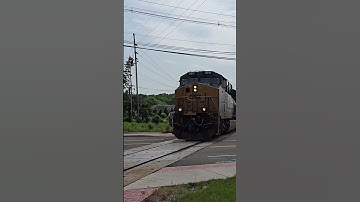 CSX freight in Pittsford NY.  #train #csx #railroad