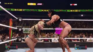 Rhea Ripley vs Liv Morgan Extreme Rules World Heavyweight Championship WWE 2K24