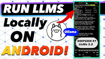 RUN LLMs LOCALLY On ANDROID W/ Ollama: DeepSeek-R1, LlamA 3 & More