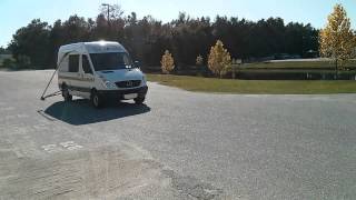 Mercedes-Benz Sprinter van Adaptive ESP demo