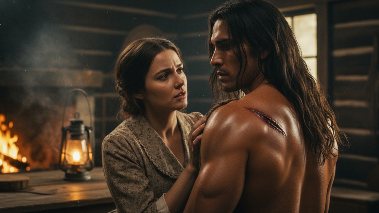 „Ich blute am Rücken... schau nach, wie tief es ist“, wies der Apache an.