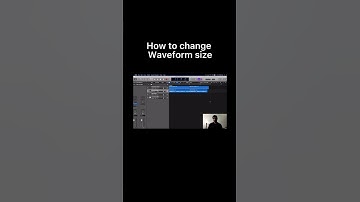 How to change waveform size in Logic Pro X #logicprox #guitar #production