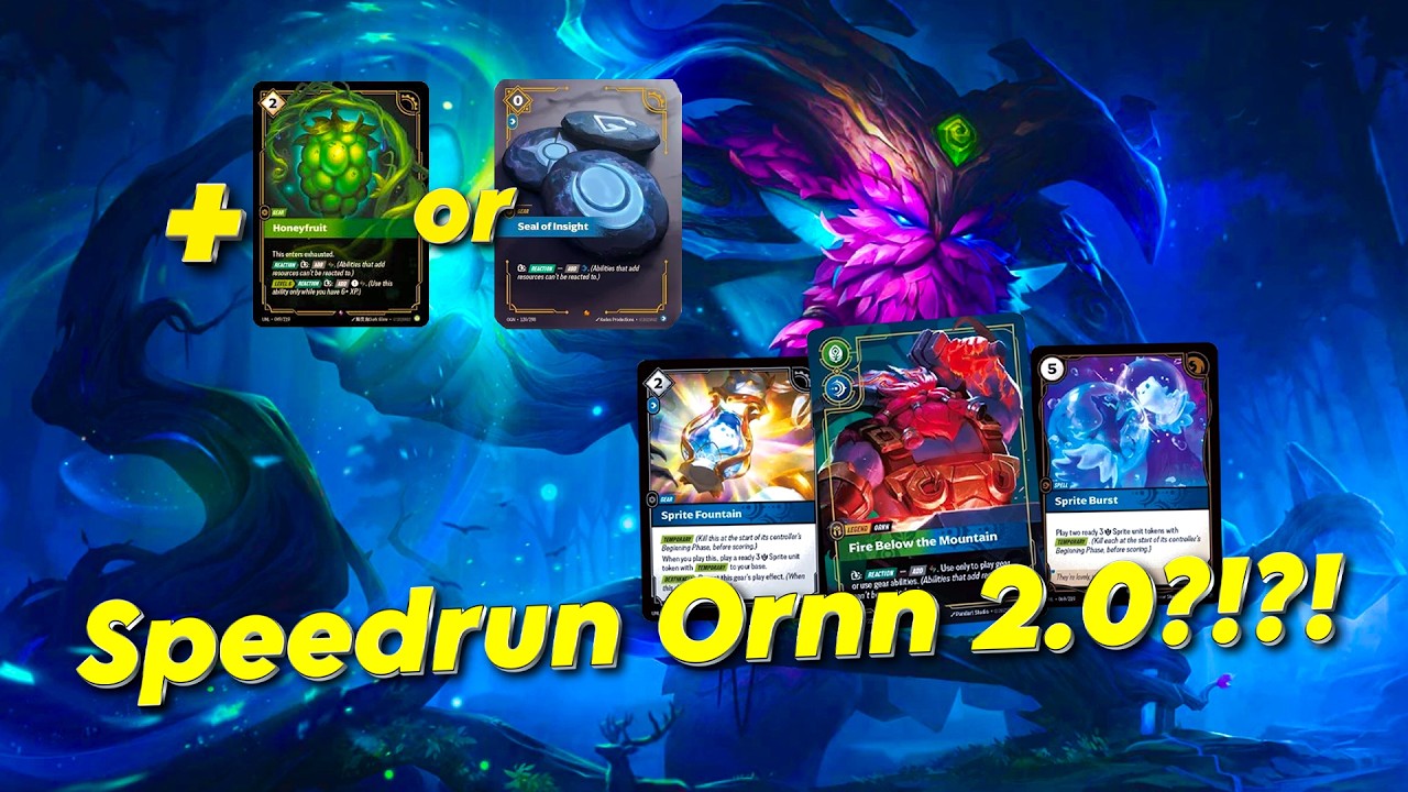 Speedrun Ornn but better!!! (Fastest Sprite deck in Riftbound) - YouTube