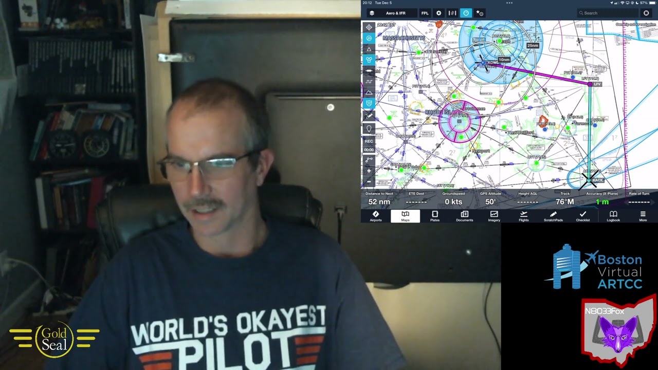 Graduating the WINGS program with IFR-24!!✈️KOWD-KACK✈️| VATSIM | BVARTCC | X-Plane 12.0.8 R