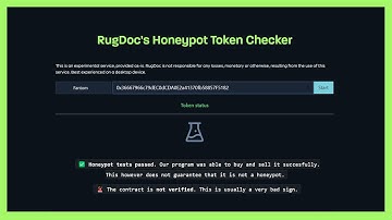 Crypto Honeypot Checker .. Easy Tool for Checking if a Token is Sellable (BSC, AVAX, FTM, MATIC)