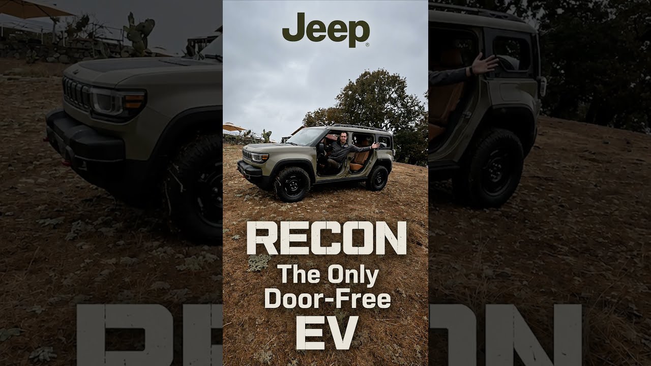 Jeep’s Recon Is The First Door-Free Open-Air EV | Wrangler-light?