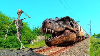 Dinosaur funny train face very nice video - funny animals dinosaur train - dinosaur train - train