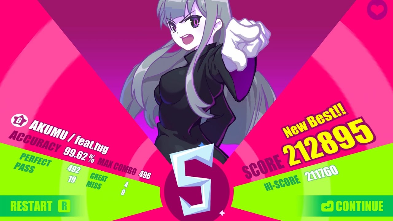 Muse Dash - AKUMU / feat.tug [Toiki.] Hard - 6