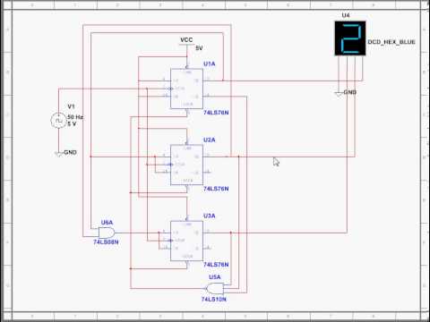 Synchronous MOD 6 Binary Up Counter vid - YouTube