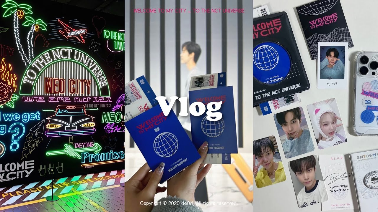 Welcome To my City 🎪 | 시즈니 브이로그 • NCT127 전시회 • 택배깡 • 앨범깡 • 도프 브이로그