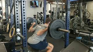 Barbell Low Bar Box Squat