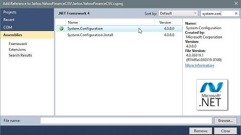 Visual Studio - The name ConfigurationManager does not exist in the current context