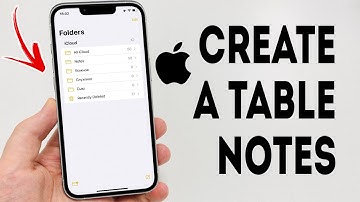 How To Create A Table In iPhone Notes - Full Guide