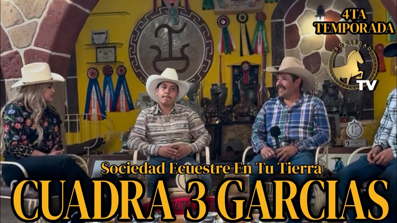 Cuadra 3 García’s en Sociedad Ecuestre en tu Tierra, con Estefanía Zúñiga